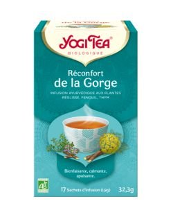 Réconfort de la Gorge - Infusion ayurvédique BIO, 17 sachets